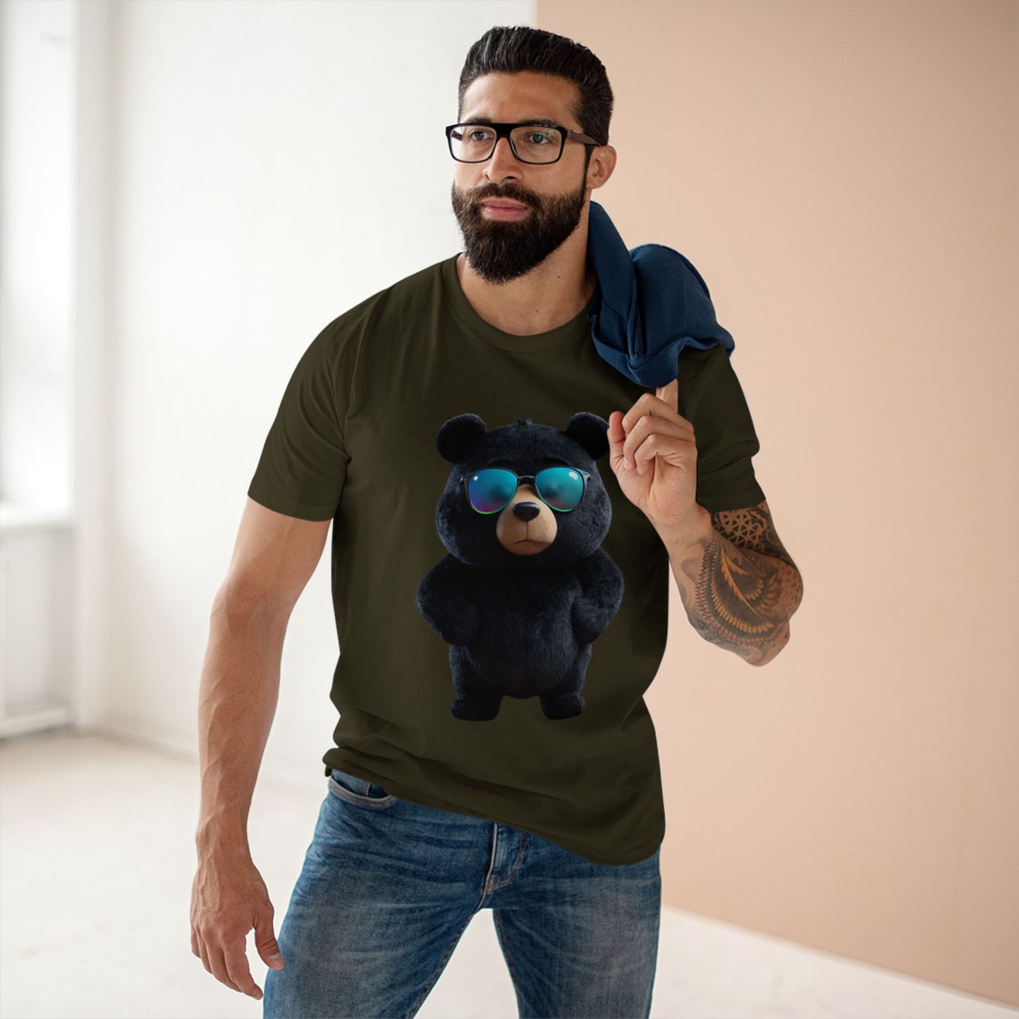 Cool Bear Graphic Tee - Fun and Stylish Adult Staple T-Shirt