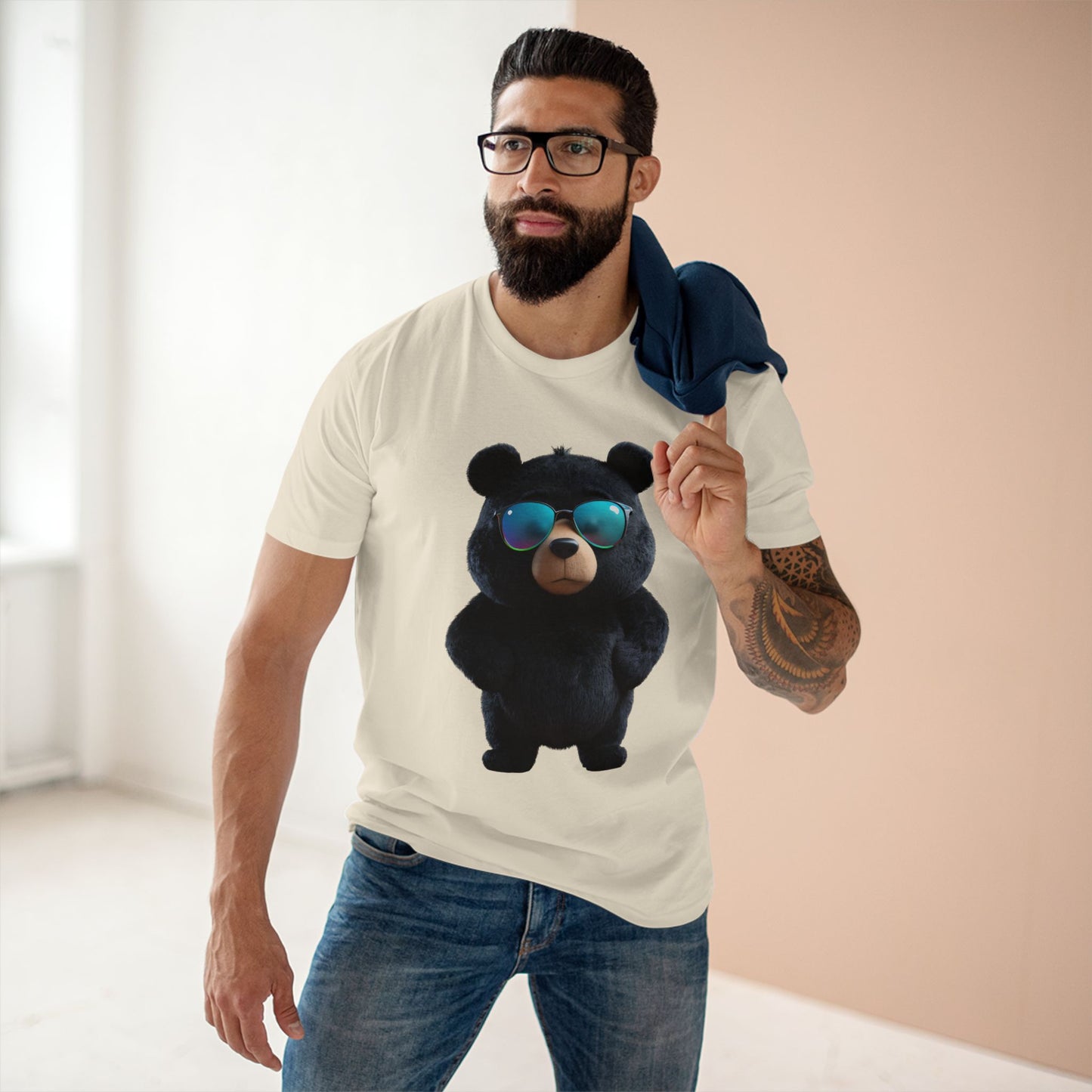 Cool Bear Graphic Tee - Fun and Stylish Adult Staple T-Shirt