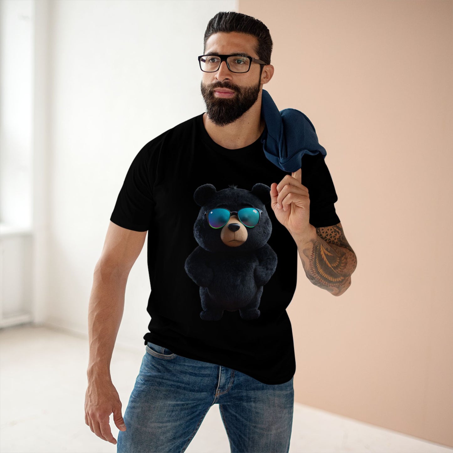 Cool Bear Graphic Tee - Fun and Stylish Adult Staple T-Shirt