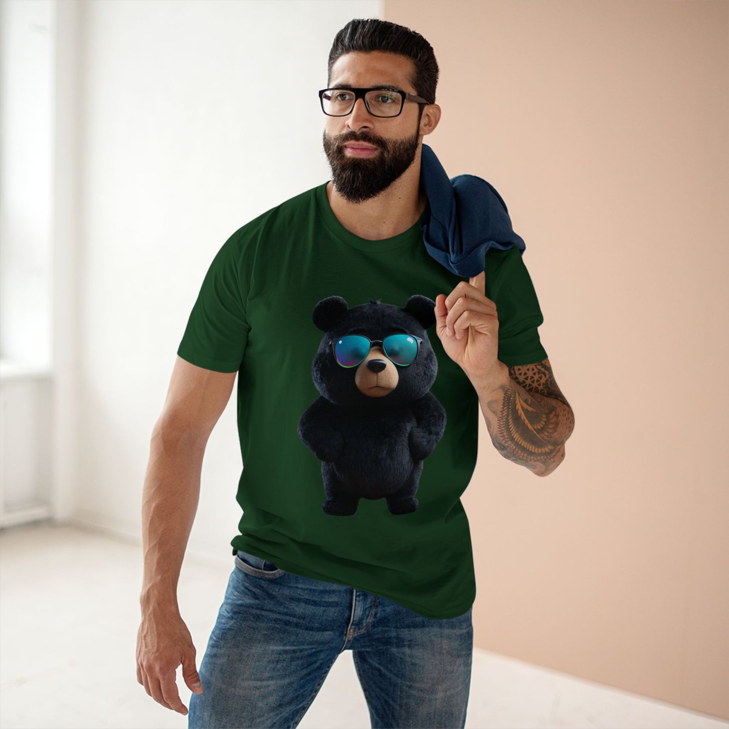 Cool Bear Graphic Tee - Fun and Stylish Adult Staple T-Shirt