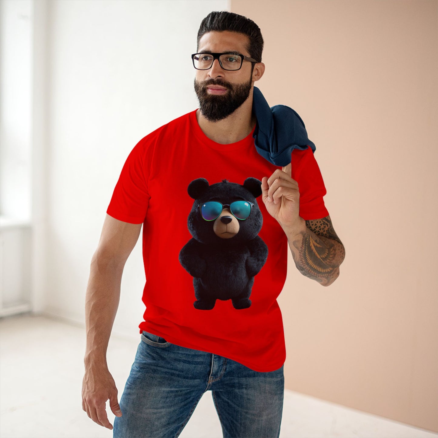 Cool Bear Graphic Tee - Fun and Stylish Adult Staple T-Shirt