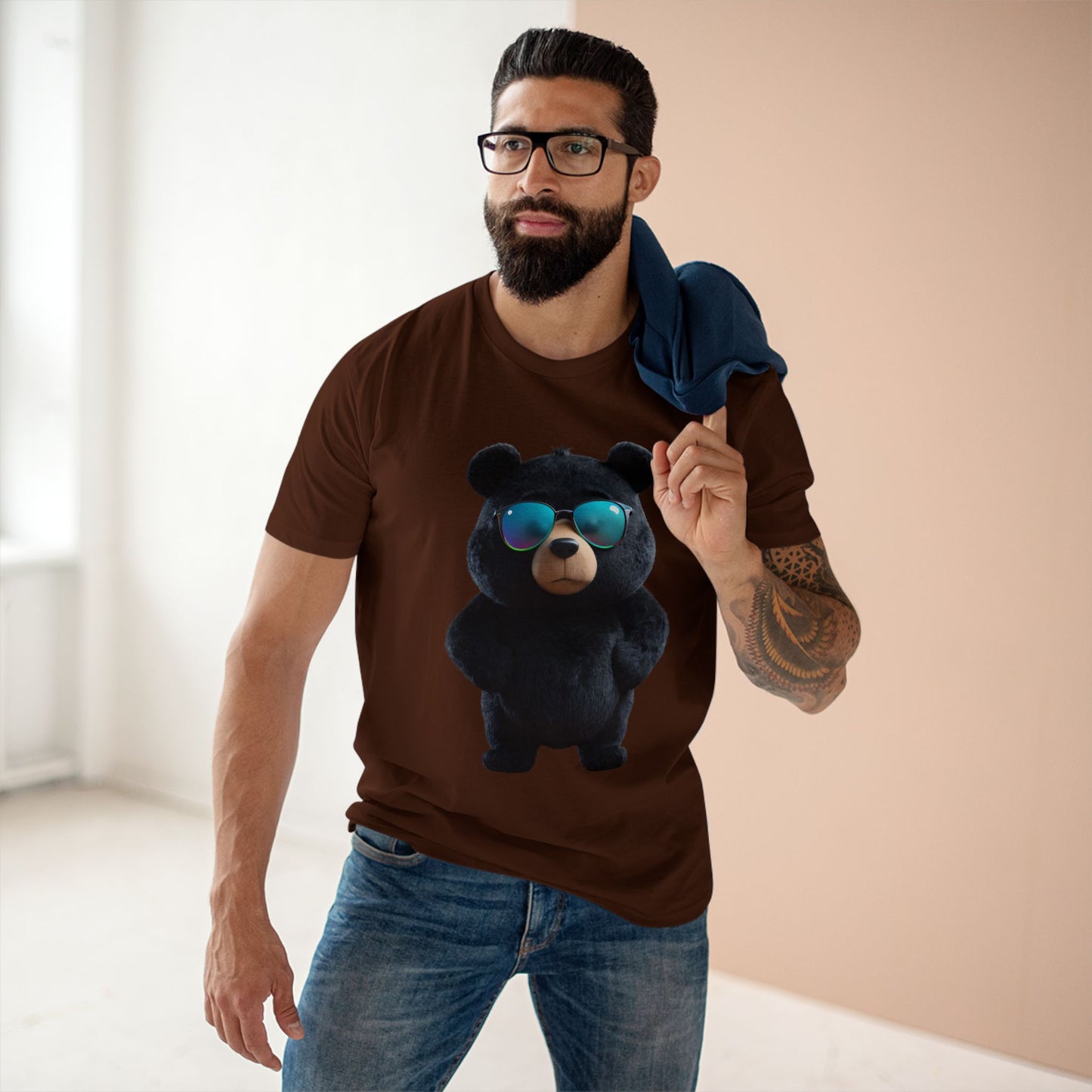 Cool Bear Graphic Tee - Fun and Stylish Adult Staple T-Shirt