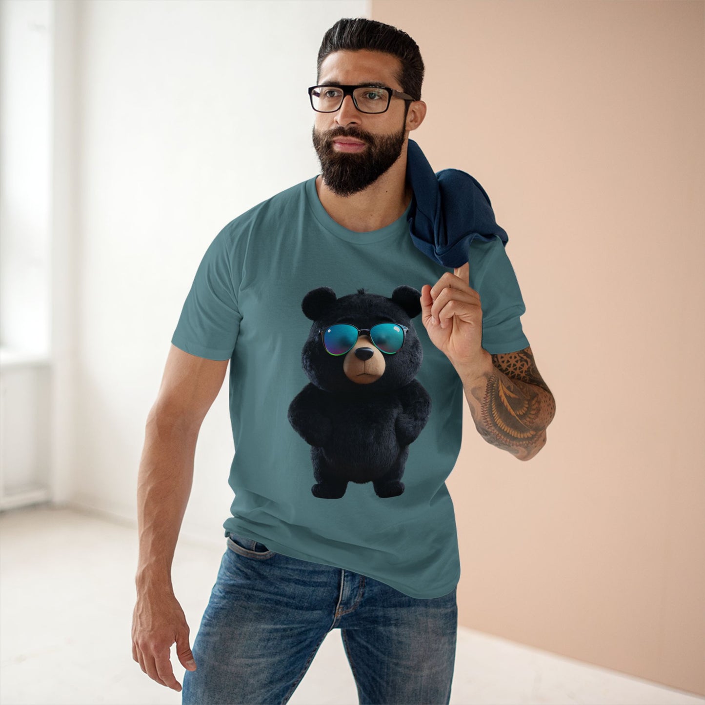 Cool Bear Graphic Tee - Fun and Stylish Adult Staple T-Shirt