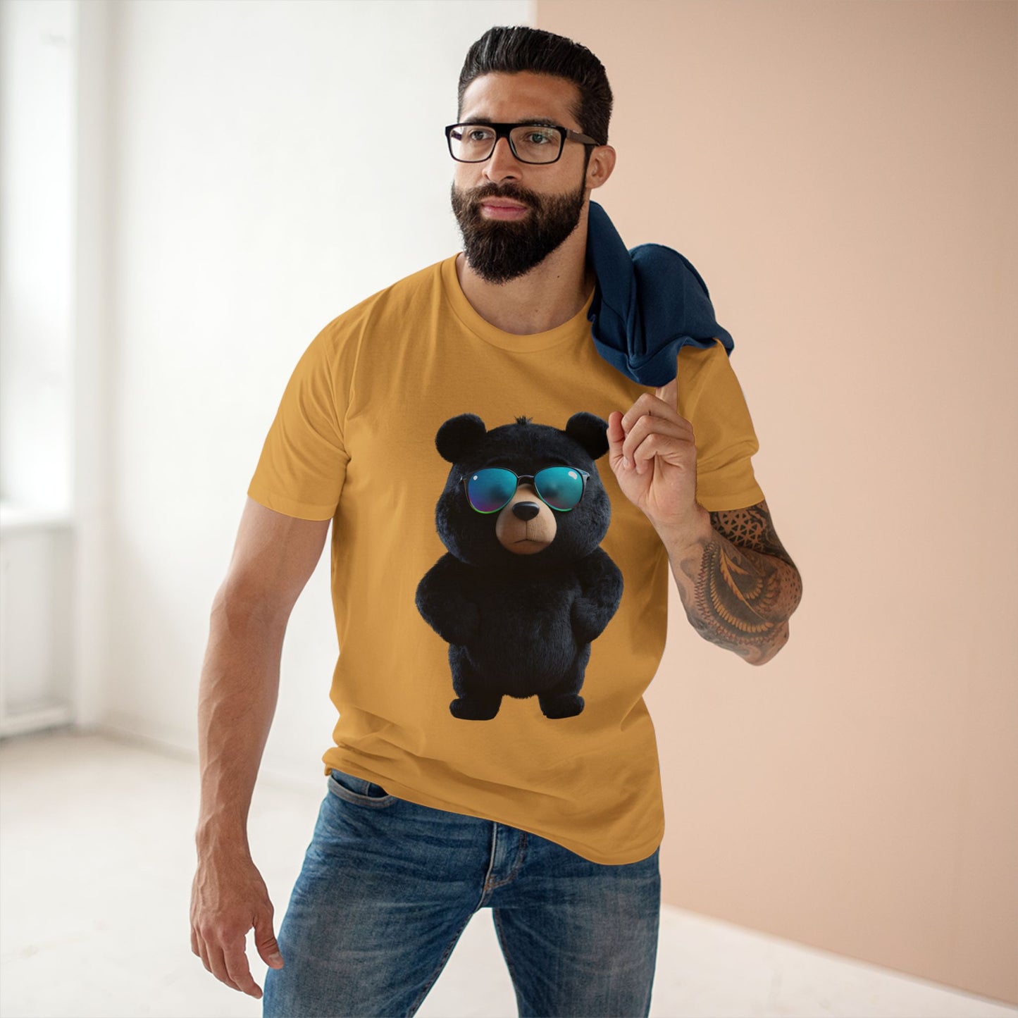 Cool Bear Graphic Tee - Fun and Stylish Adult Staple T-Shirt