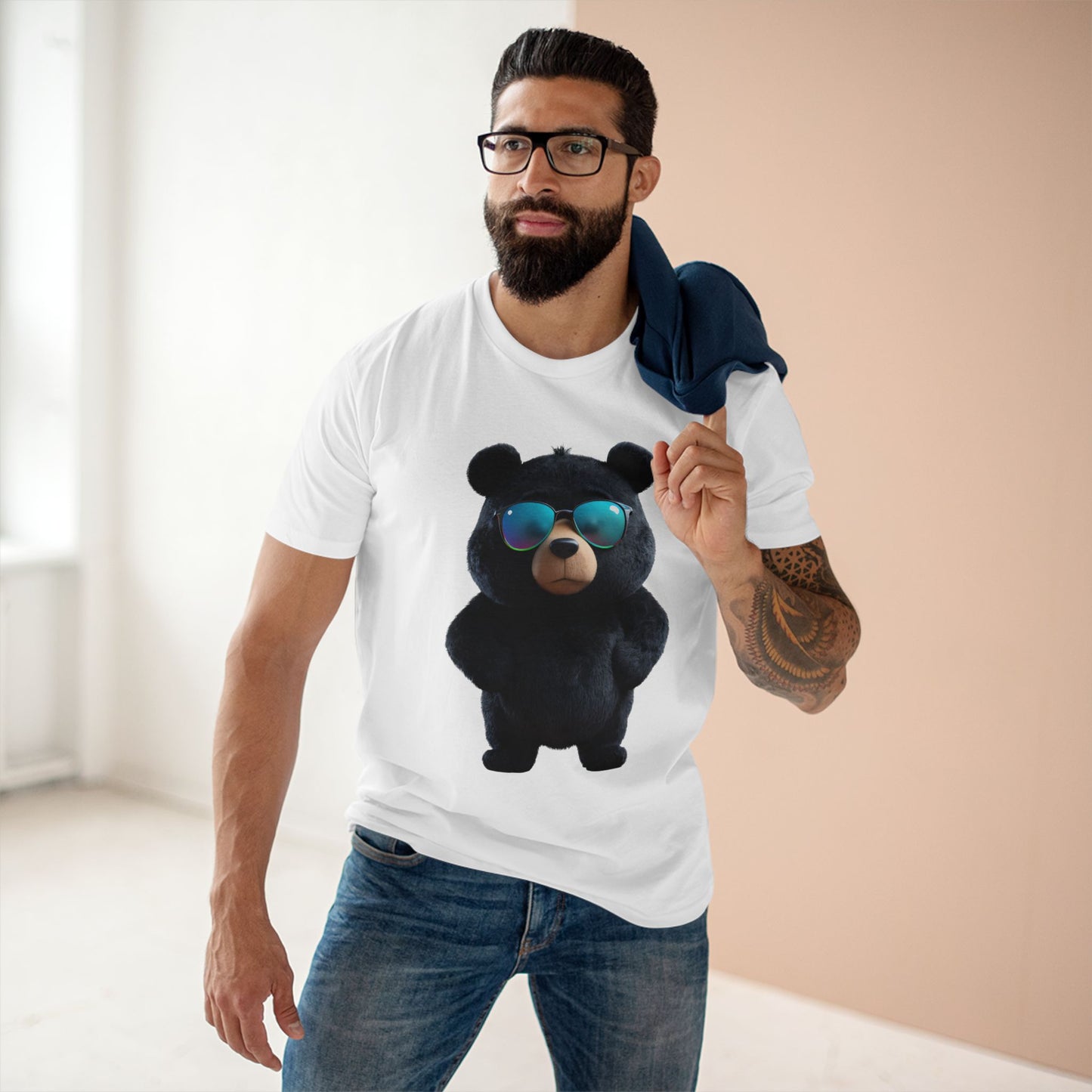 Cool Bear Graphic Tee - Fun and Stylish Adult Staple T-Shirt